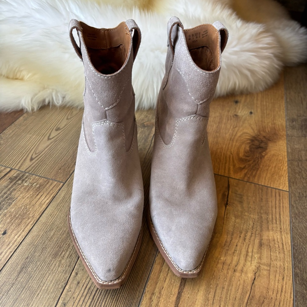 Zodiac grey suede bootie
